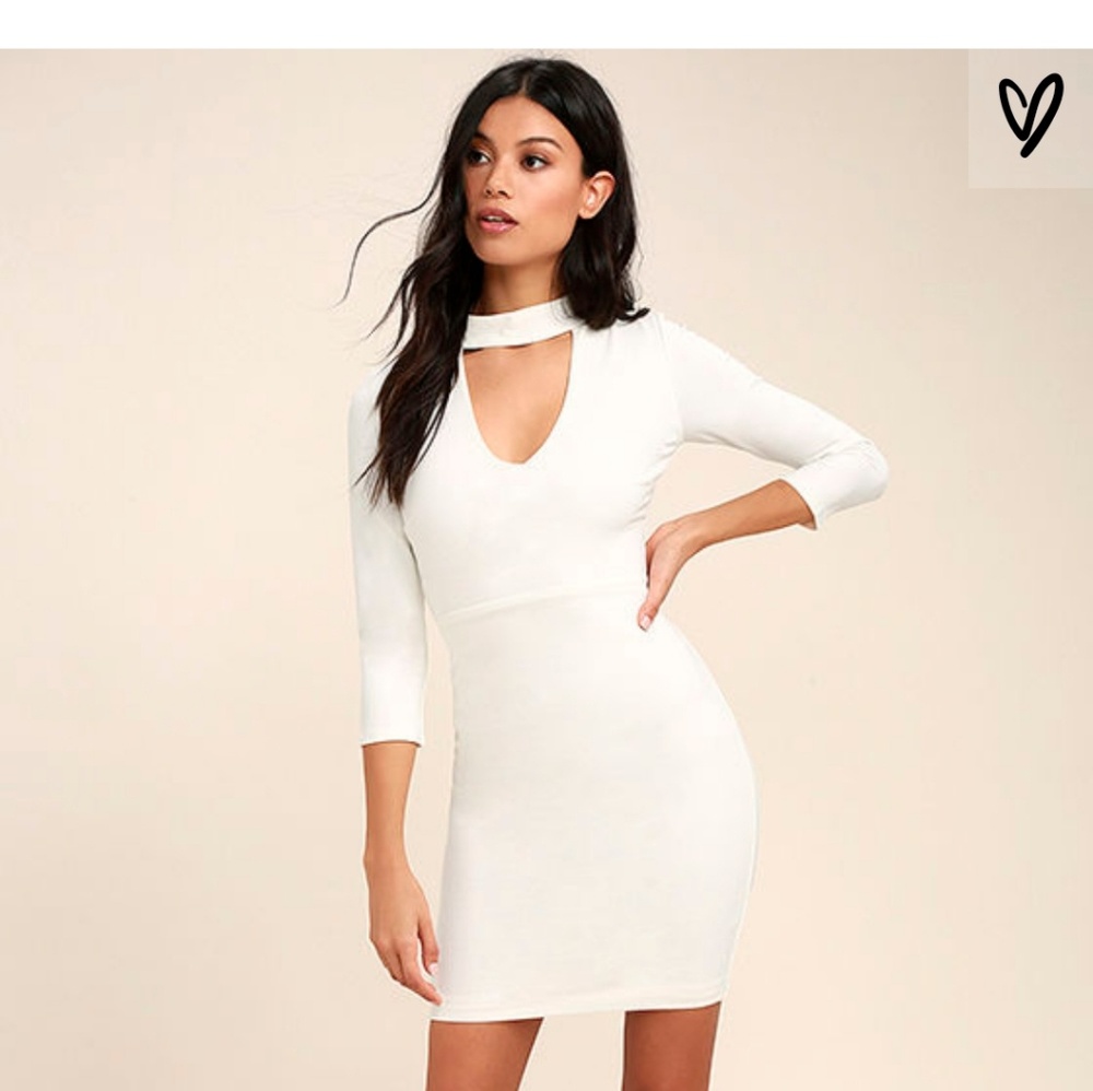 Seven Wonders Ivory Body Con Dress